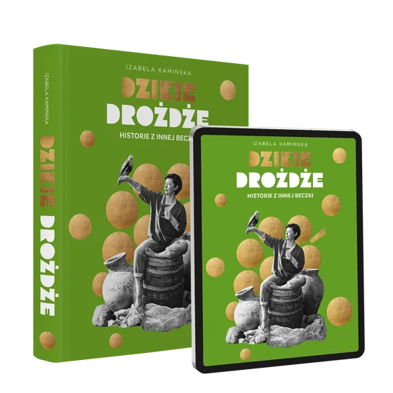 Książka „Historie z innej beczki” i e-book na tablecie